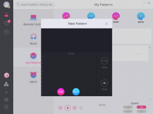 Lovense remote app patterns page