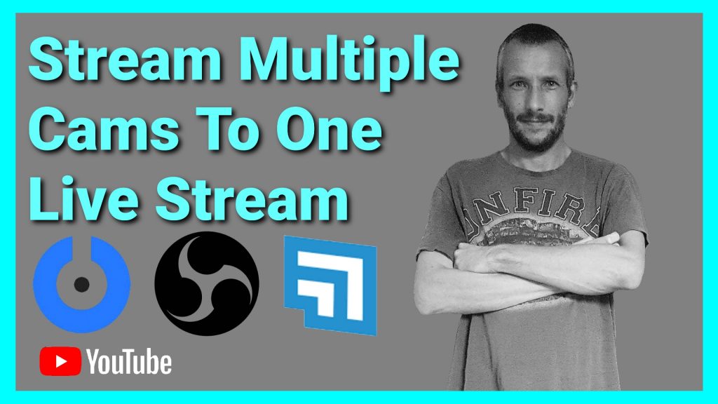 How To Stream Multiple Cameras On One Live Stream with Splitcam, OBS, and XSplit 2022 Model & Webcam Model UKDAZZZ