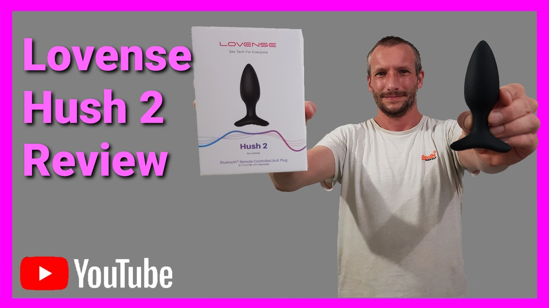 Lovense Hush 2 Butt plug + Review And Unboxing 11 Lovense Hush 2 Review Video