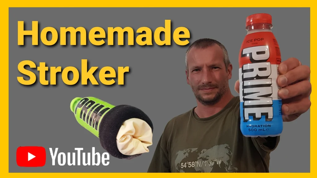 Homemade Sex Toy With Prime Drink Bottle, How To Make A Sex Toy Home Made Stroker Prime Drink