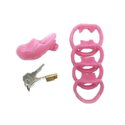 Pink Chastity Cage