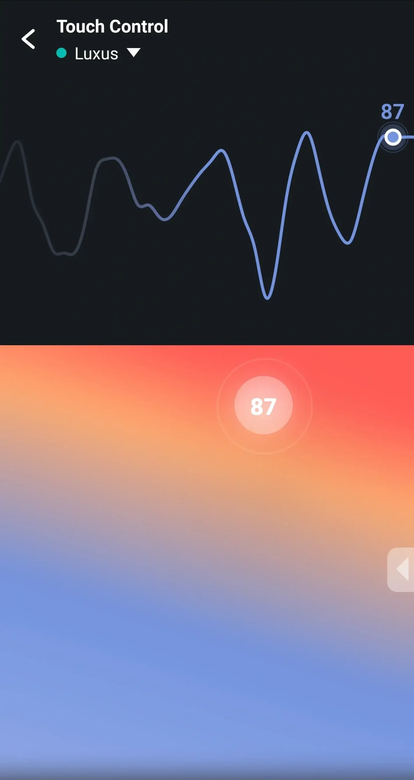 FeelConnect TouchPad Vibration Play