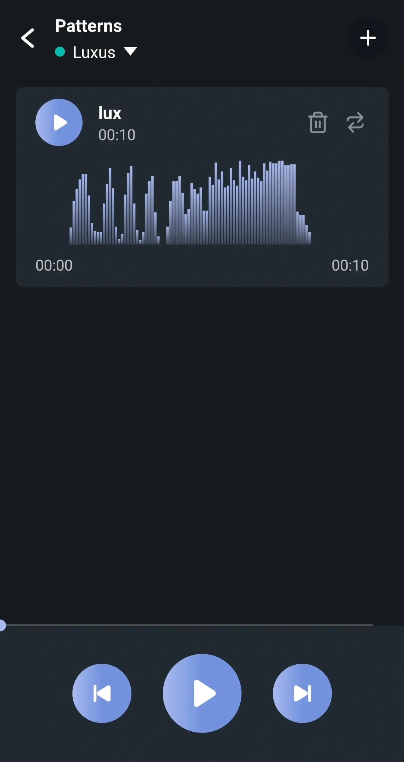 Saved Pattern