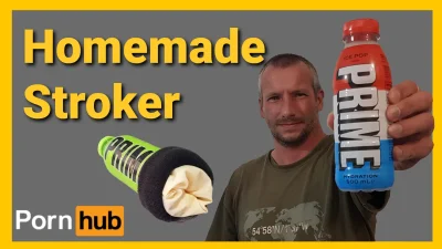 Homemade Sex Toy With Prime Drink Bottle, How To Make A Sex Toy Home Made Stroker Prime Drink
