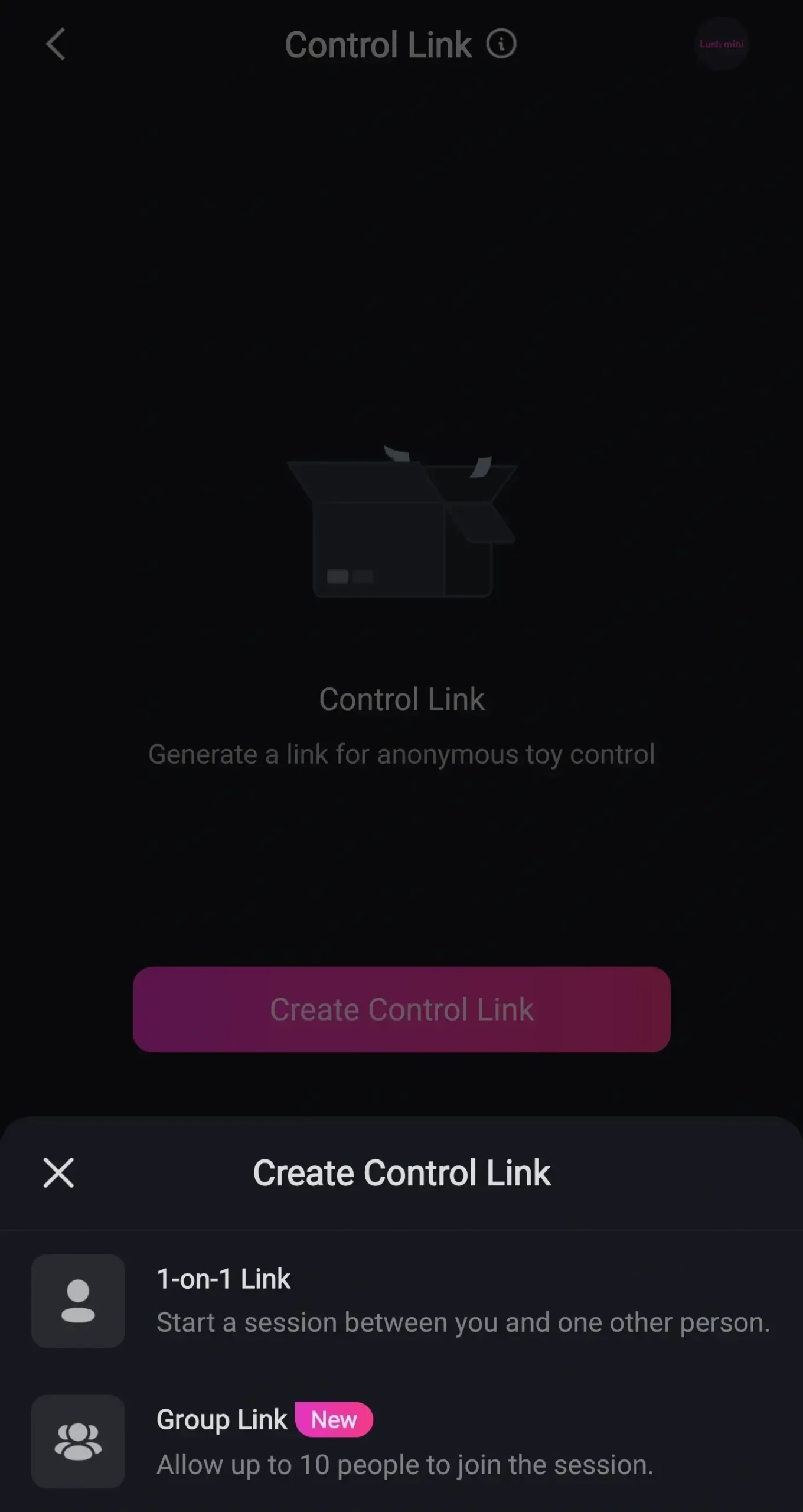 Lovense Lush Mini Review 67 Lovense Remote Create Control Link